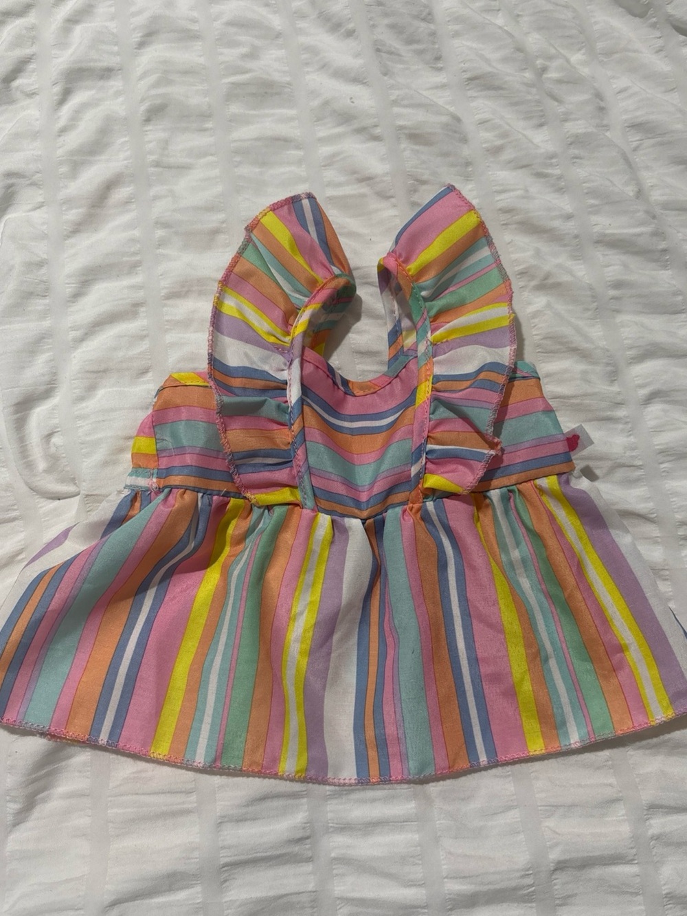 Build A Bear Workshop Pink Blue Yellow Purple White Dress